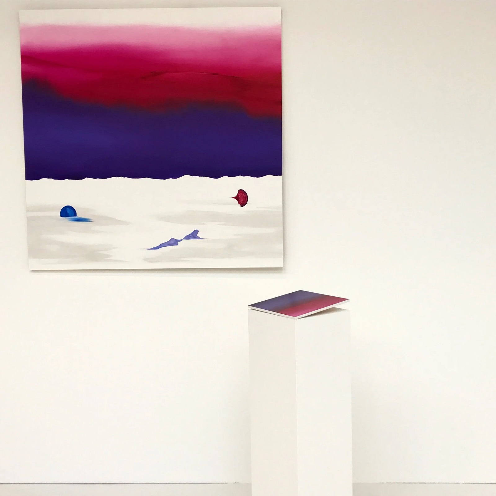 Adèu — oil on board 120x120cm 2017