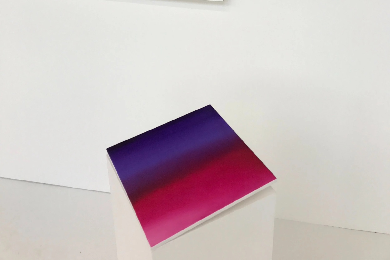 Pink Light (on plinth) — oil on board 20 x 20cm